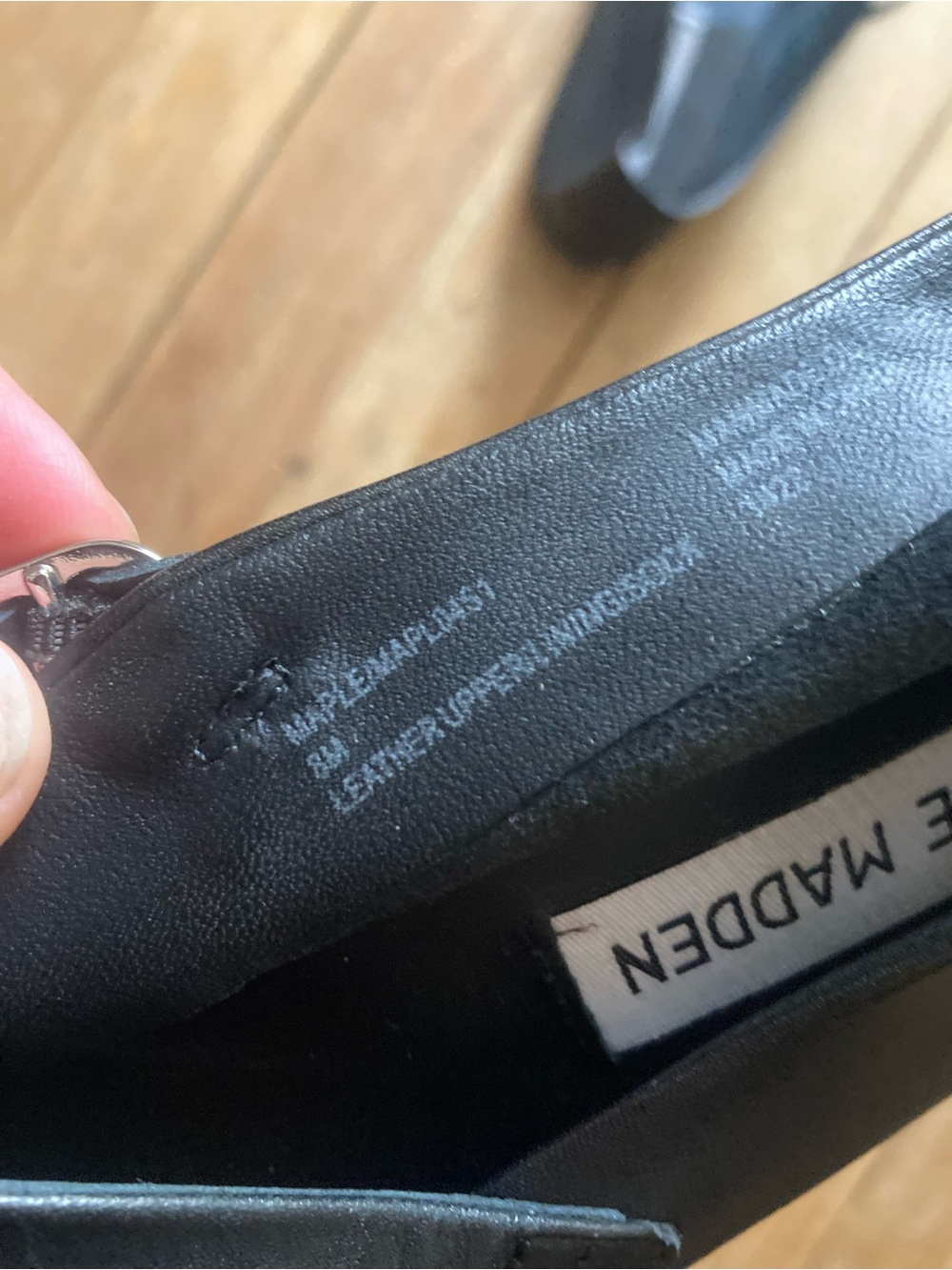 Maple Mary Jane Ballet Flat — Black Leather — 8 - Picture 8 of 11